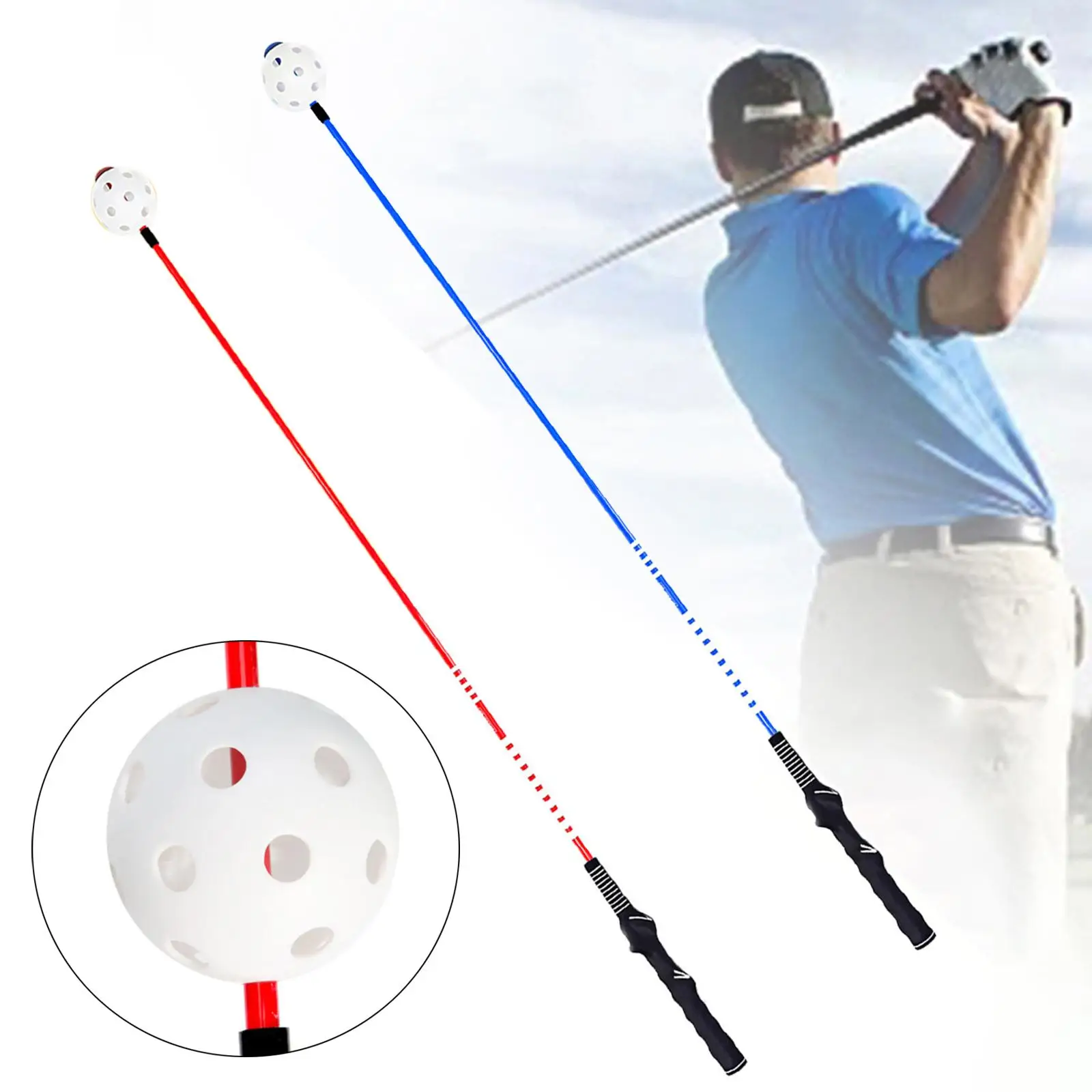 

Golf Swing Trainer Indoor Golf Warm up Stick for Balance Flexibility Rhythm