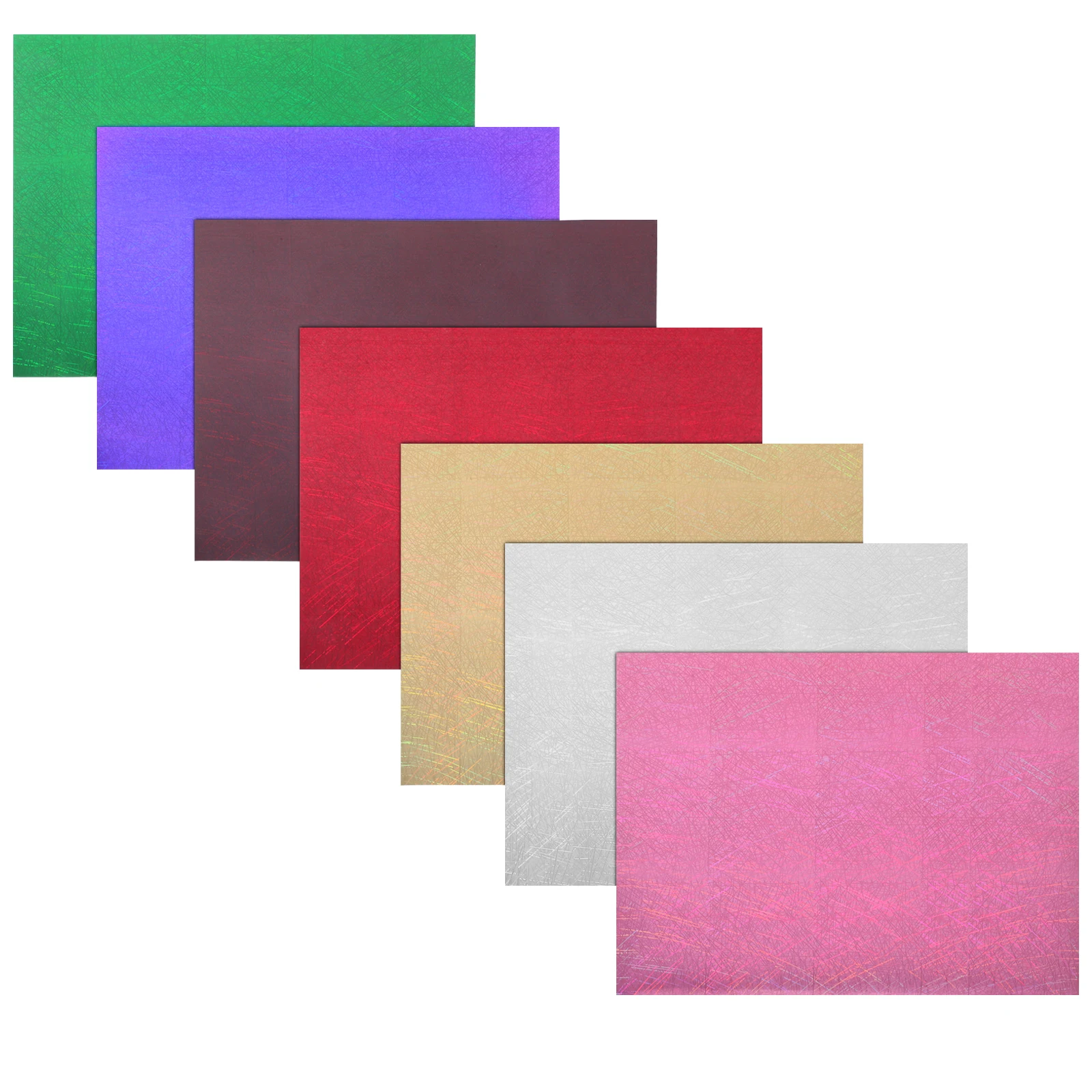 

7 Pcs Lettering Film Clothes Heat Transfer Vinyl DIY Supplies Stripe Films for Crafts Glitter Htv