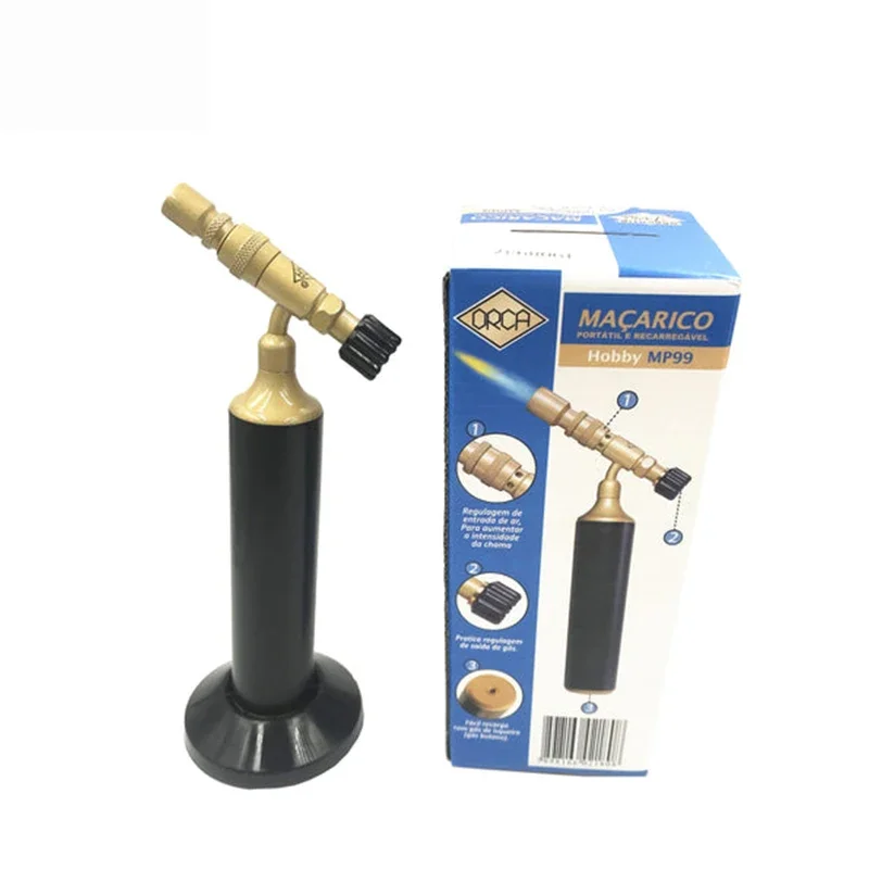 Original Orca Hobby MP99 Macarico Torch 1250 degree Rechargeable Welding Butane Gas Fuel Torch Burner For Jewelry Soldering