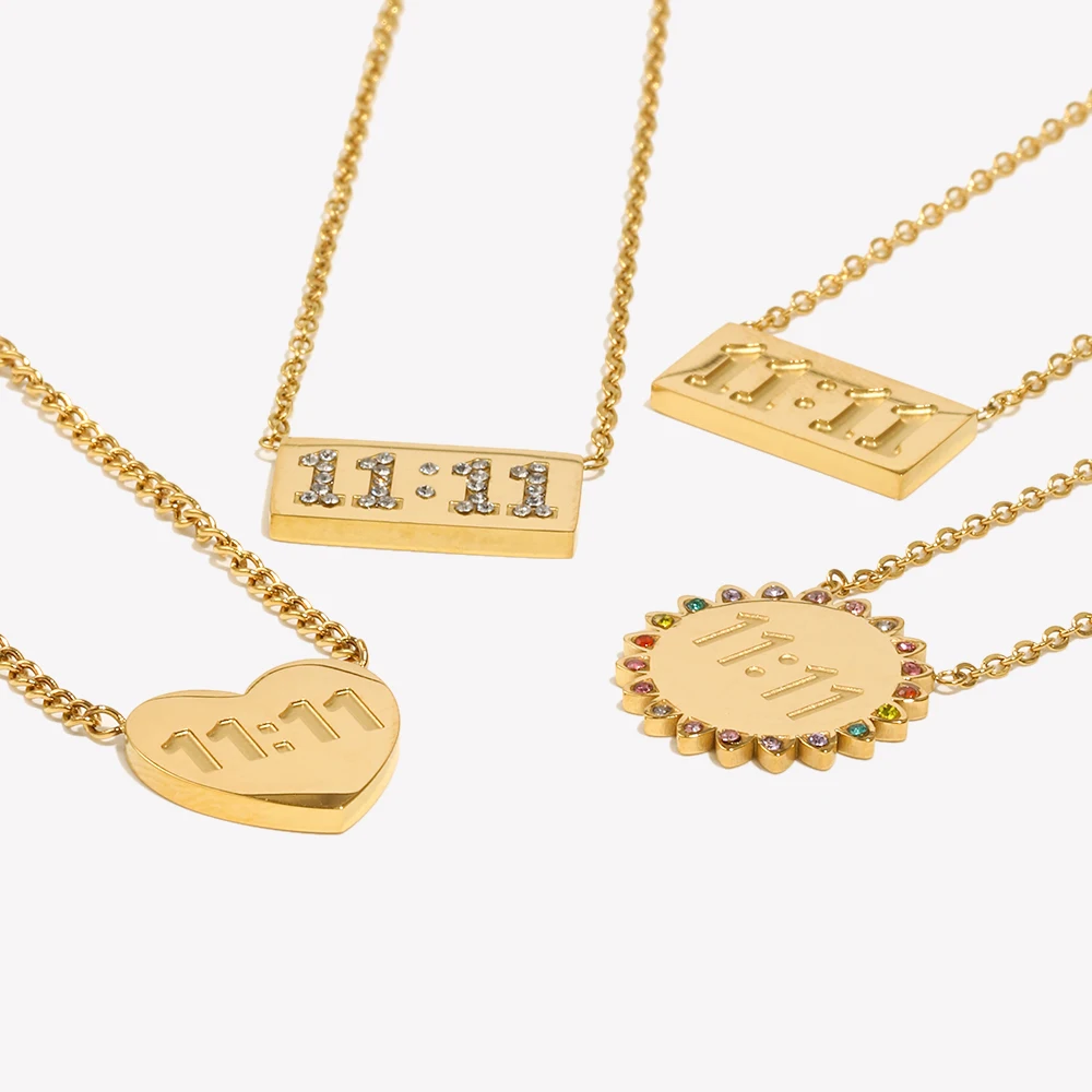 yZ[zE.B.belle 11:11 `y_g v[g lbNX t@C|bVXeX| 18K S[hbLlbNXԍWG[