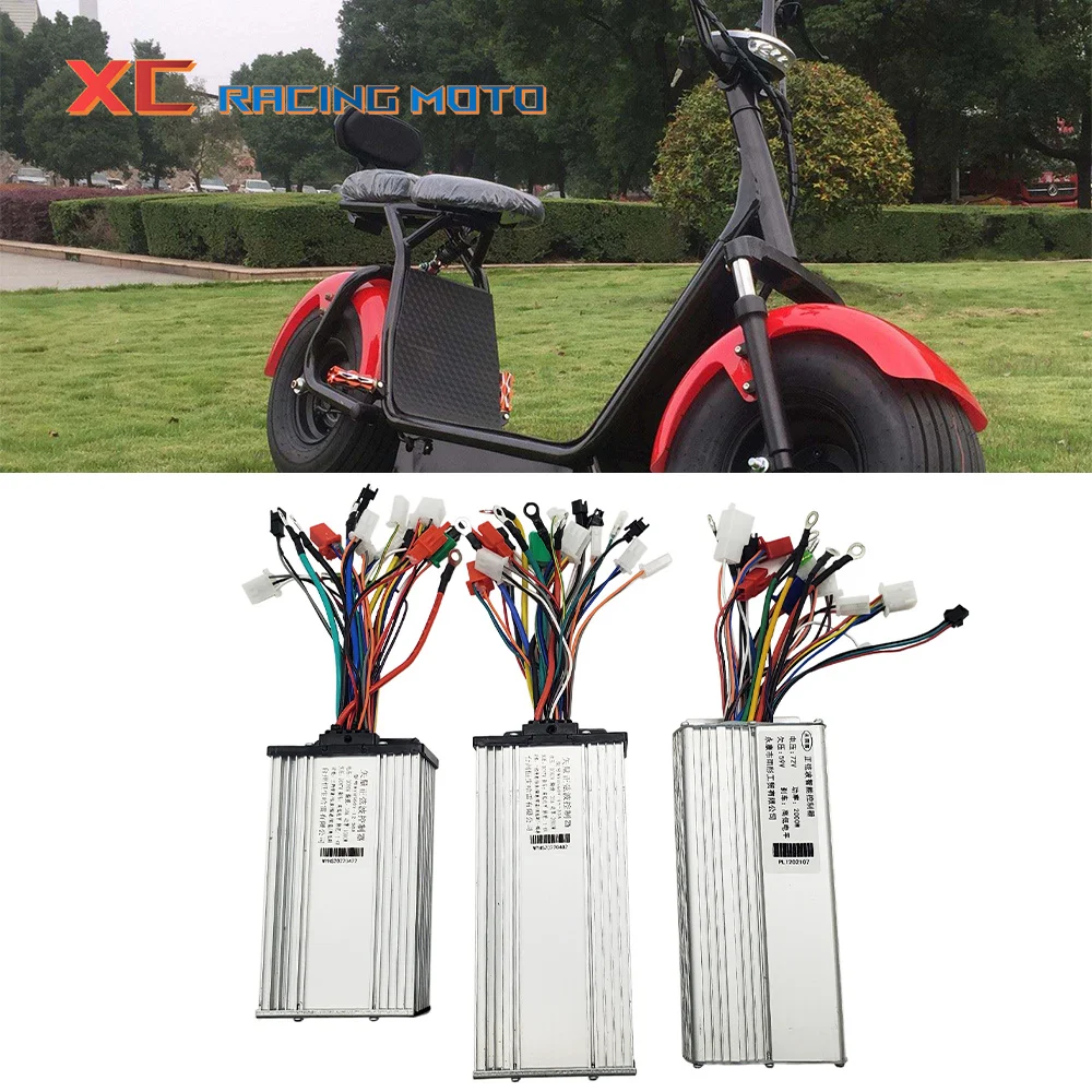 60V 72V 1500W 2000W Controller For Citycoco Scooter Harley Scooter With Three speed Controller Electric Scooter Universal Parts