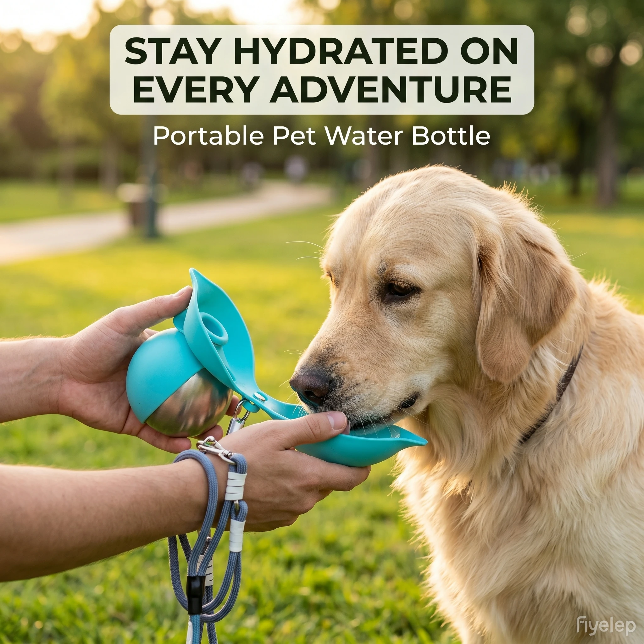 285ML Portable Dog Water Bottle for Small Dogs Leak-Proof  Compact Dog Travel Water Bottle Stainless Steel Bottle Outdoor Kettle