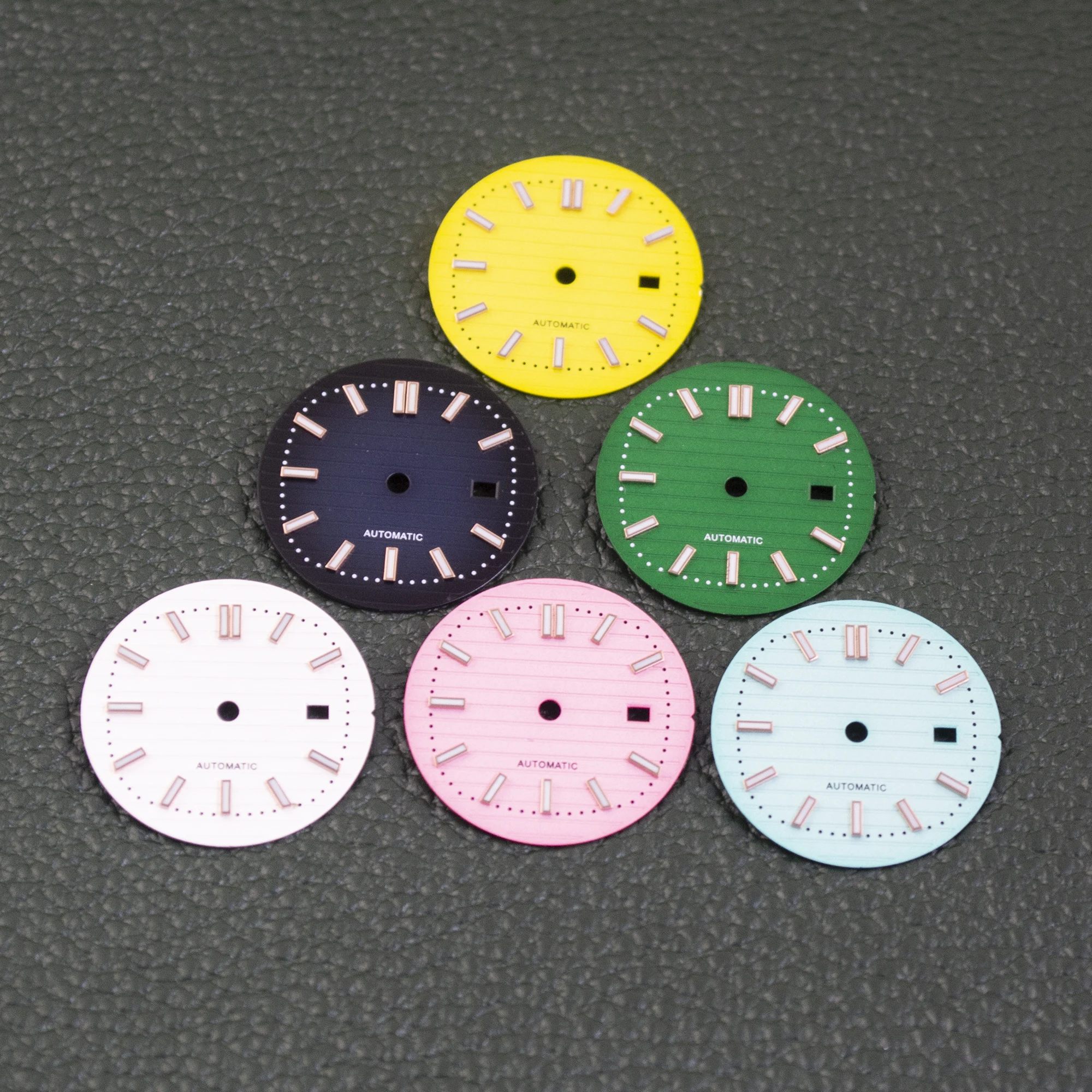 

No Logo NH05 Watch Dial Face 22.5mm Women's Watch Dial Green Luminous Dial Fit Nautilus NH05 NH06 Watch Dial