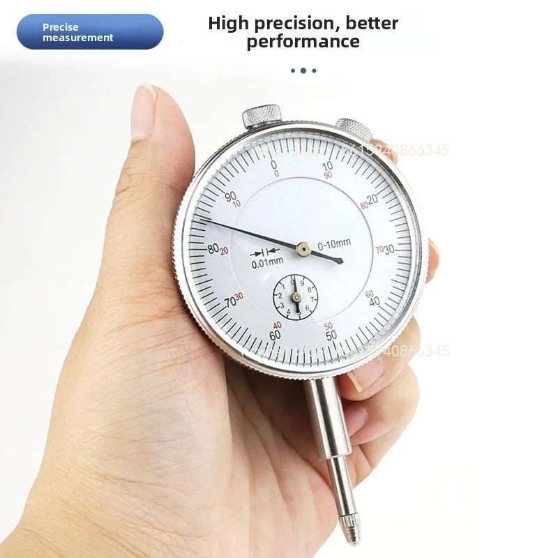Mechanical percentile indicator 0-10mm pointer dial, calibration meter accuracy 0.01mm