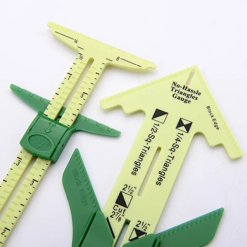 Multifunctional Patchwork Ruler Plastic 5-in-1 Patchwork Ruler Patchwork Tool Ruler Tailor's Ruler ST-A23 A24 image 5