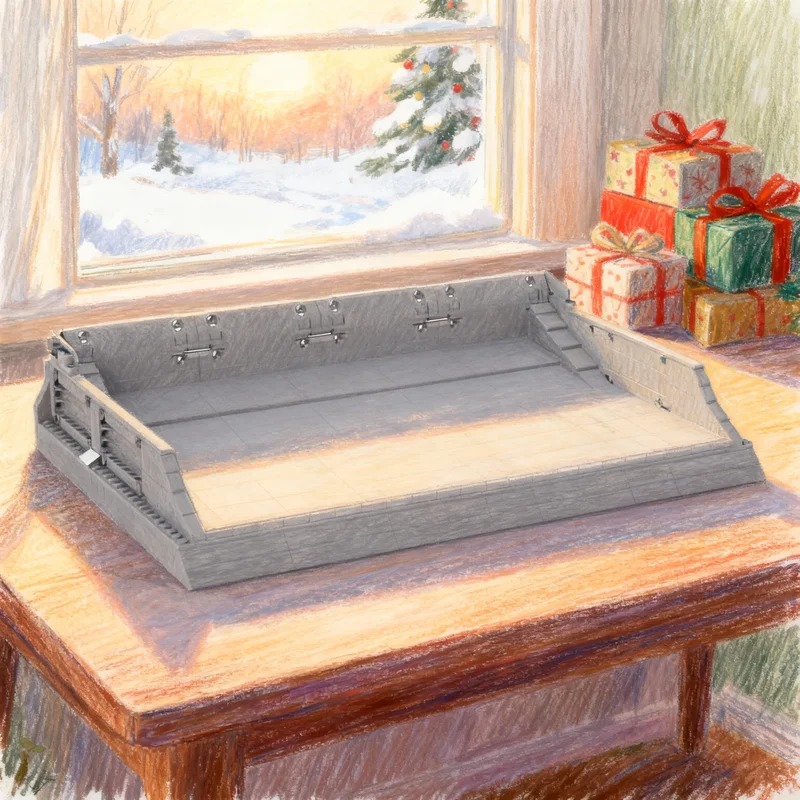 

365 деталей MOC: Техническая модель-конструктор для майнинга с платформой и ковшом, архитектурные игрушки, рождественские подарки