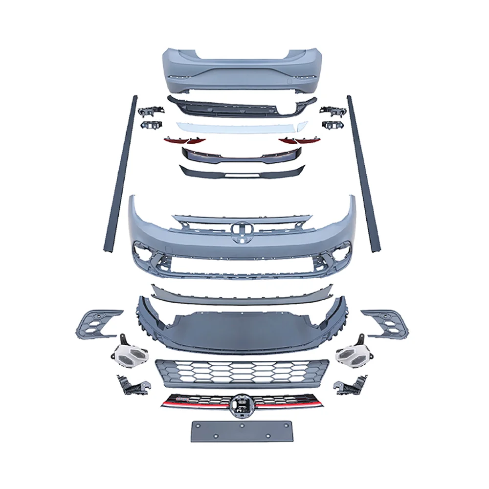 

Modified Body Kit Car Front Rear Bumper Part Kit Used for Polo GTI 2022