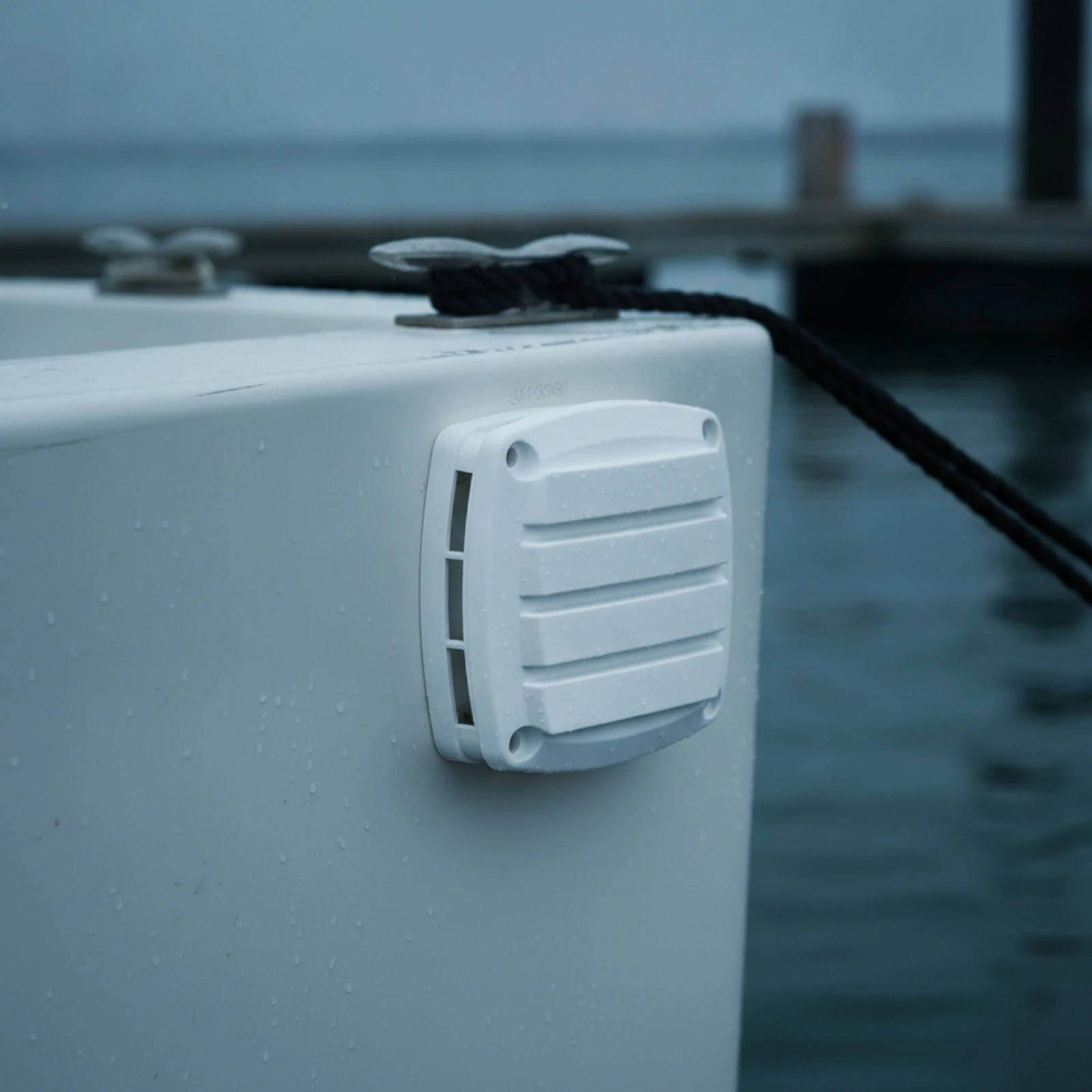Louvered Vent Cover Low-Profile Plastic Vent Cover with Screws Compact Long-Lasting for DIYers, Bathrooms, Utility Rooms