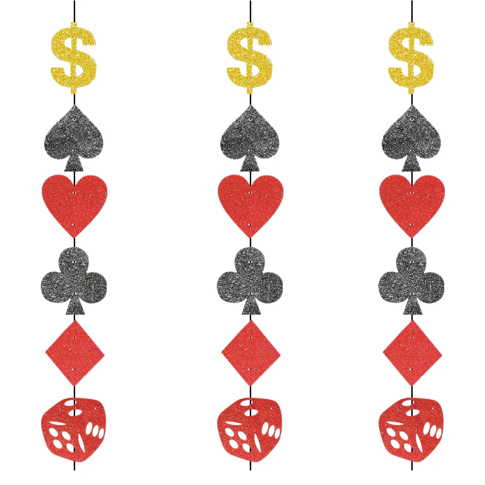 

Casino Theme Party Decorations Casino Hanging Party Decoration Las Vegas Poker Ceiling for Birthday Party Supplies Decor