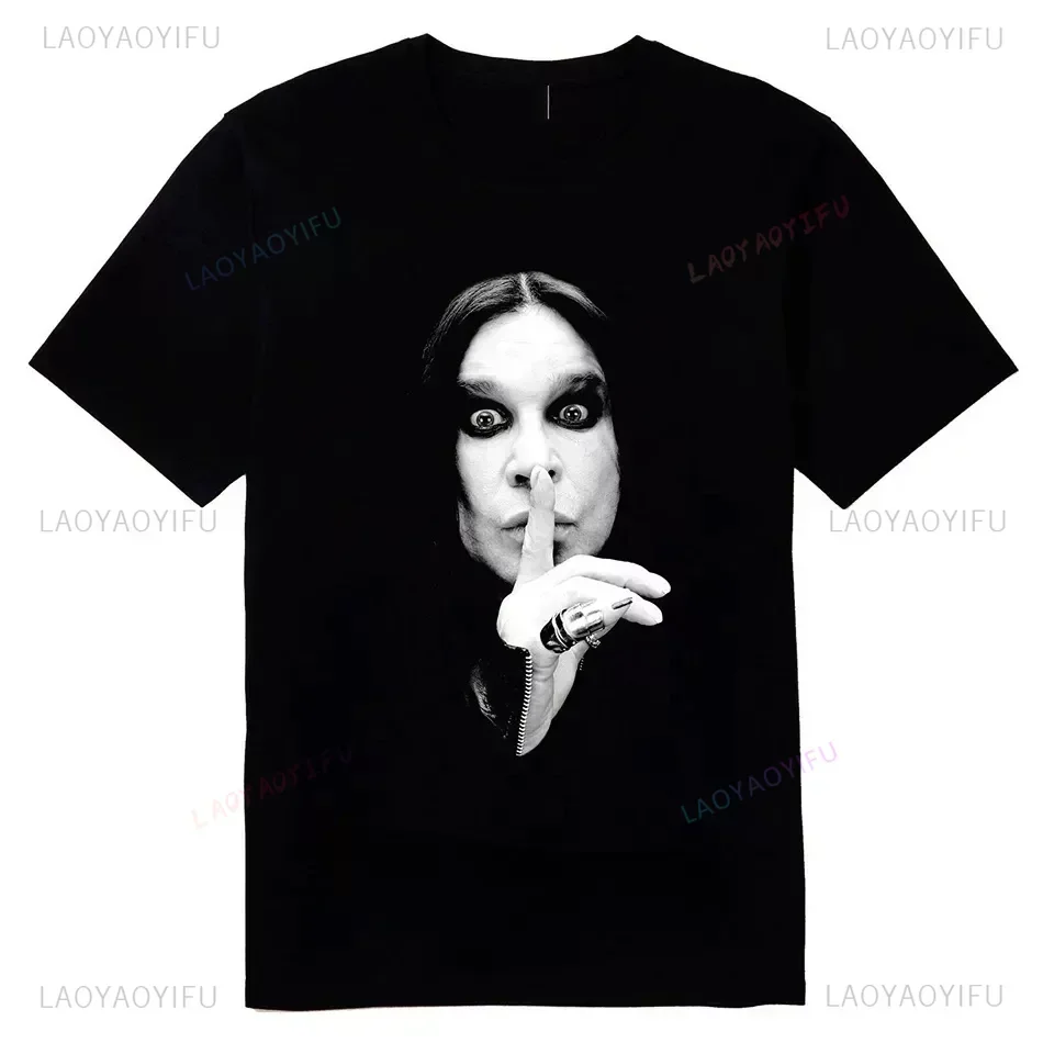 Summer Marilyn Manson Retro Washing Homme Unisex Cotton Tops Close-Up Adult T-Shirt  Frog Drift Fashion Wear Streetwear T Shirt