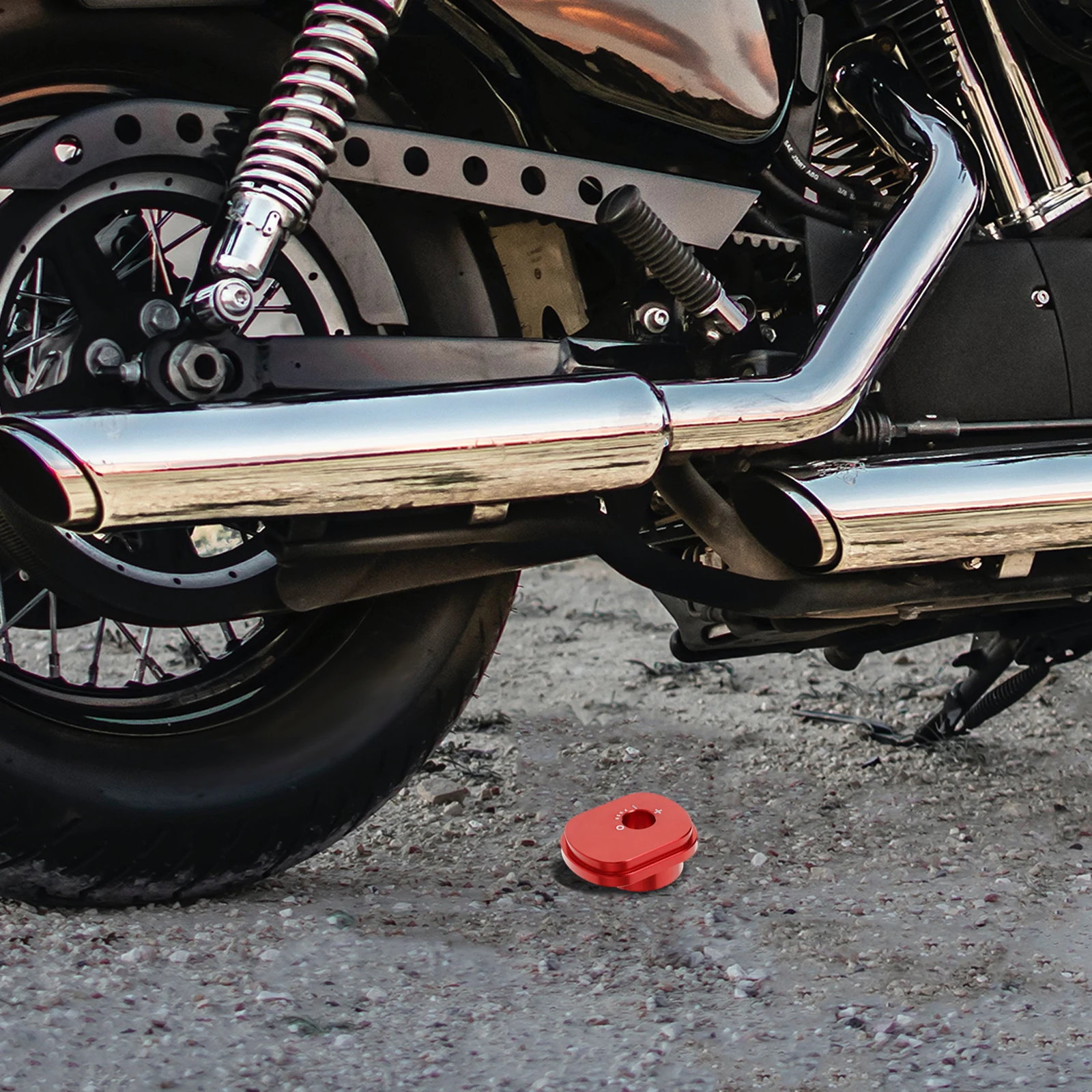 

Red Aluminum Ignition Cylinder Cover Motorcycle Parts Ignition Cover Motorcycle Supply