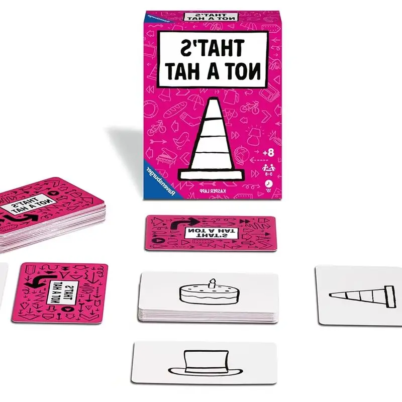 

2026That's Not A Hat — игра для вечеринки Fun Bluffing & Memory для компонентов всех возрастов | Идеально подходит для семейных встреч | Отличное значение воспроизведения