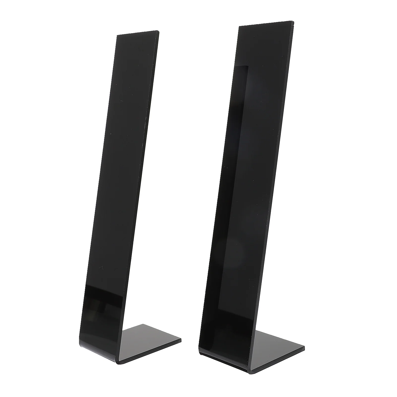 

2Pcs Hairpin Display Stand Black Plastic Hair Accessories Organizer Rack Hair Clip Holder Clean Tidy Storage Home Use