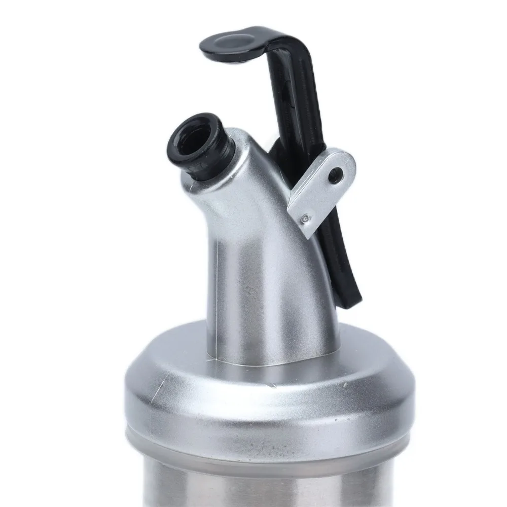 2pcs Durable Stainless Steel Oil Dispenser Bottle 190ml/290ml Vinegar Dispenser Bottle Olive Oil Dispenser Home Kitchen Use