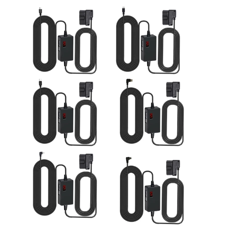 Cable alimentación OBD para cámara salpicadero, adaptador OBD a USB/USB C, Cable carga, envío directo