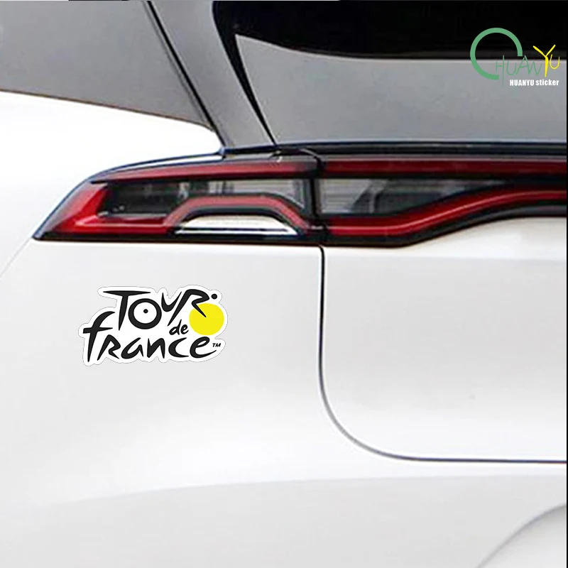 Tour de France logo sticker for road bike and mountain bike, waterproof, personalized helmet view 3