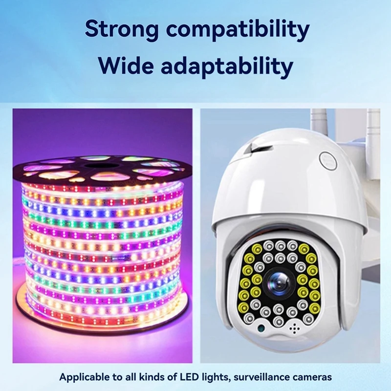 12V 2A กันน้ําอะแดปเตอร์จ่ายไฟกลางแจ้งกันฝนอะแดปเตอร์เฝ้าระวังสําหรับกล้อง DC LED Strip Switching EU Plug