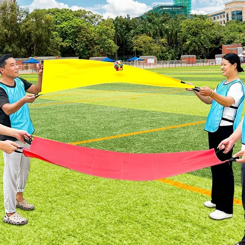 Summer Outdoor Games Party Interaction Oxford Cloth Passing Ball Adult Team-building Activity Props Kids Sensory Integration Toy