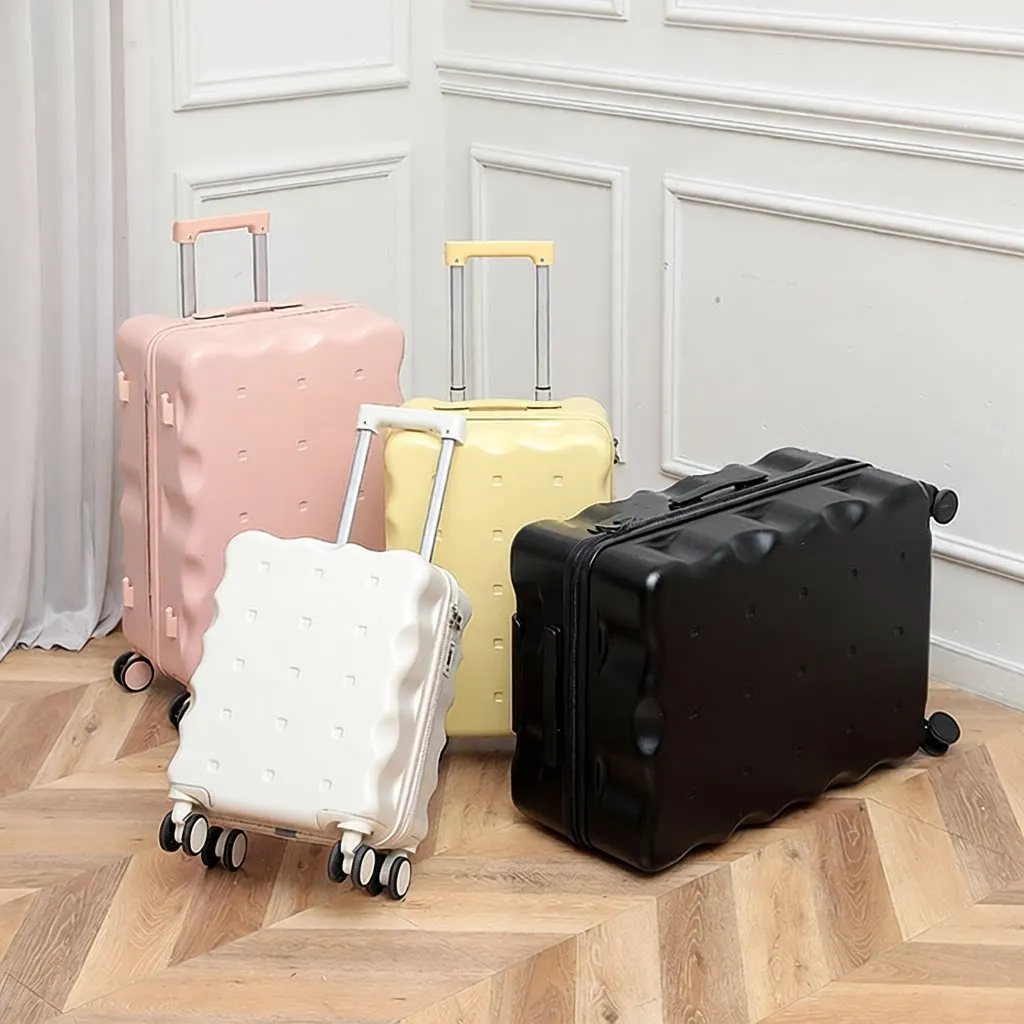 luggage-suitcase-travel-password-24-inch-pull-rod-boarding-box-men's-style-durable-carry-on-cookie-box-stainless-steel-size-18