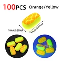 100pcs orange yellow