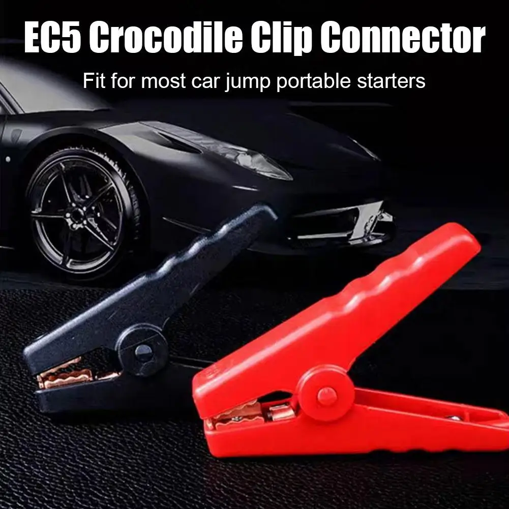 1 Pcs Battery Grounding EC5 Crocodile Clip Connector Start Starting Power Clip Car Clip Intelligent Supply Car Emergency St W8Q7