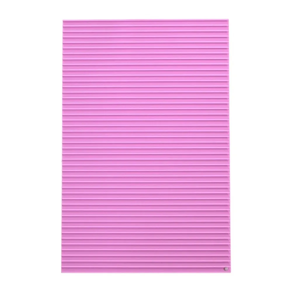 

Rectangle Silicone Drying Pad Food Grade Anti-Slip Silicone Kitchen Mat Easy Clean Roll Up Insulation Placemat
