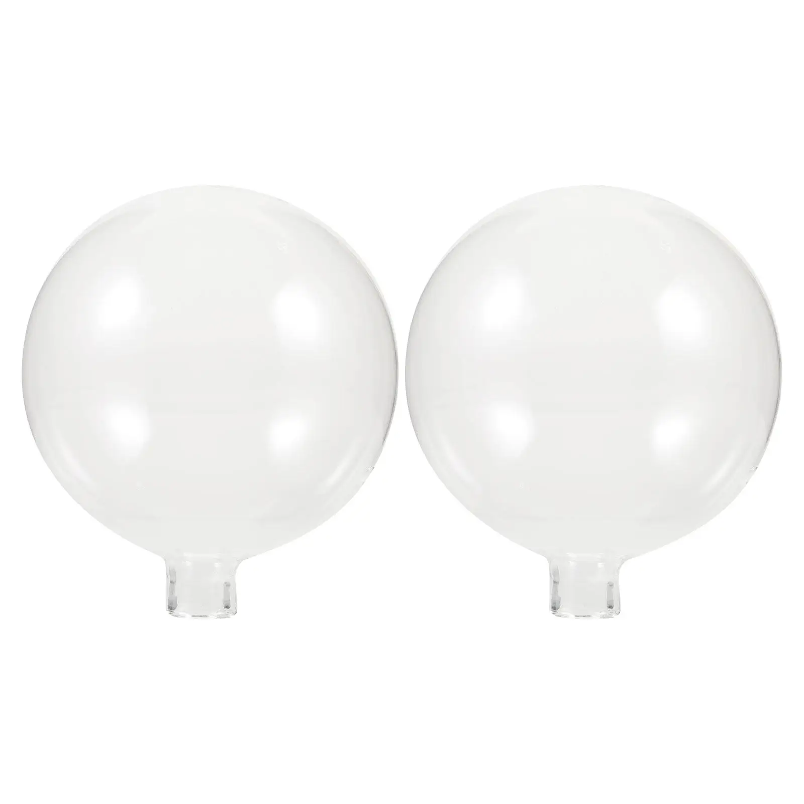 

2Pcs Transparent Glass Lamp Shade Globe 80Mm with 11Mm G4 Fitting for Pendant Lampshade Ceiling Light Fixture Replacement Nordic