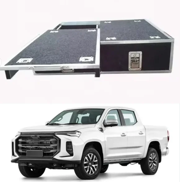 Off-road Outdoor Camping Pickup Truck Stainless Steel Roller Drawer System For Maxus/LDV T60/T70