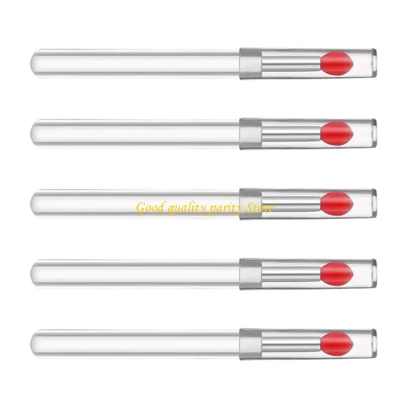 M4ya 5pcs فرشاة الشفاه السيليكون الحفاظ على مكياج الشفاه فرشاة الشفاه الجمال بلا عيب