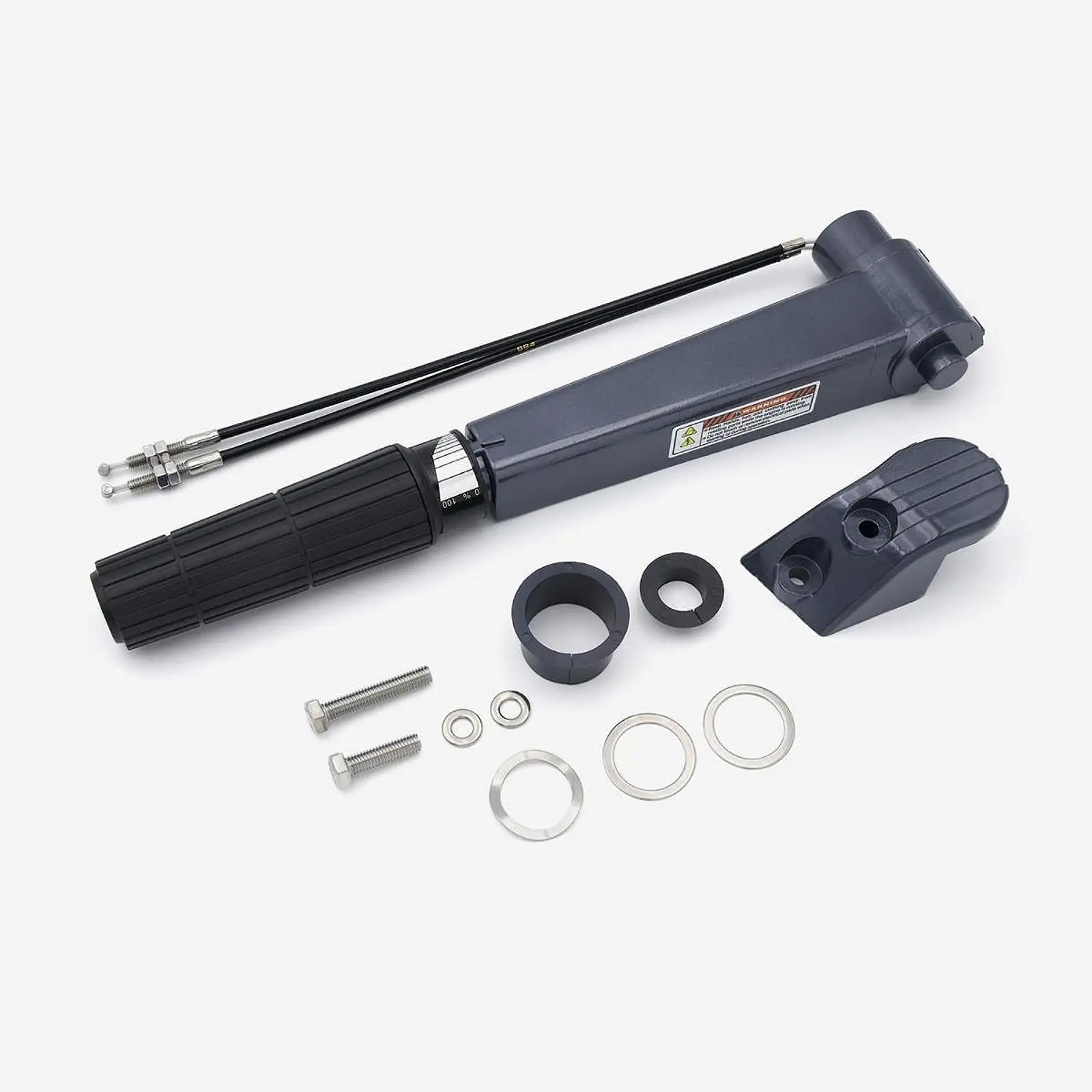 

Steering Handle Assy Outboard Motor Control Lever Assembly Plastic Metal Replace for Yamaha 2 Stroke 5HP Marine Engine