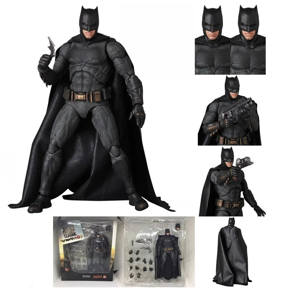 

MAFEX 056 BATMAN Лига Справедливости Бэтмен Фигурка 16 см Модель Кукла Игрушки Модель Гаражный Комплект