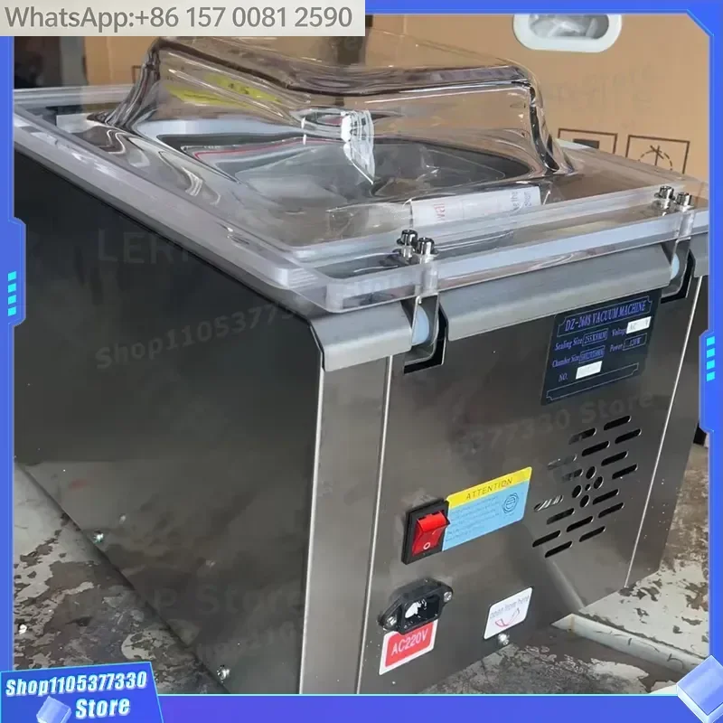 High Quality Custom Single Chamber Vacuum Sealer Machine Professional Home Stainless Steel Vacuum Food Sealing Packing