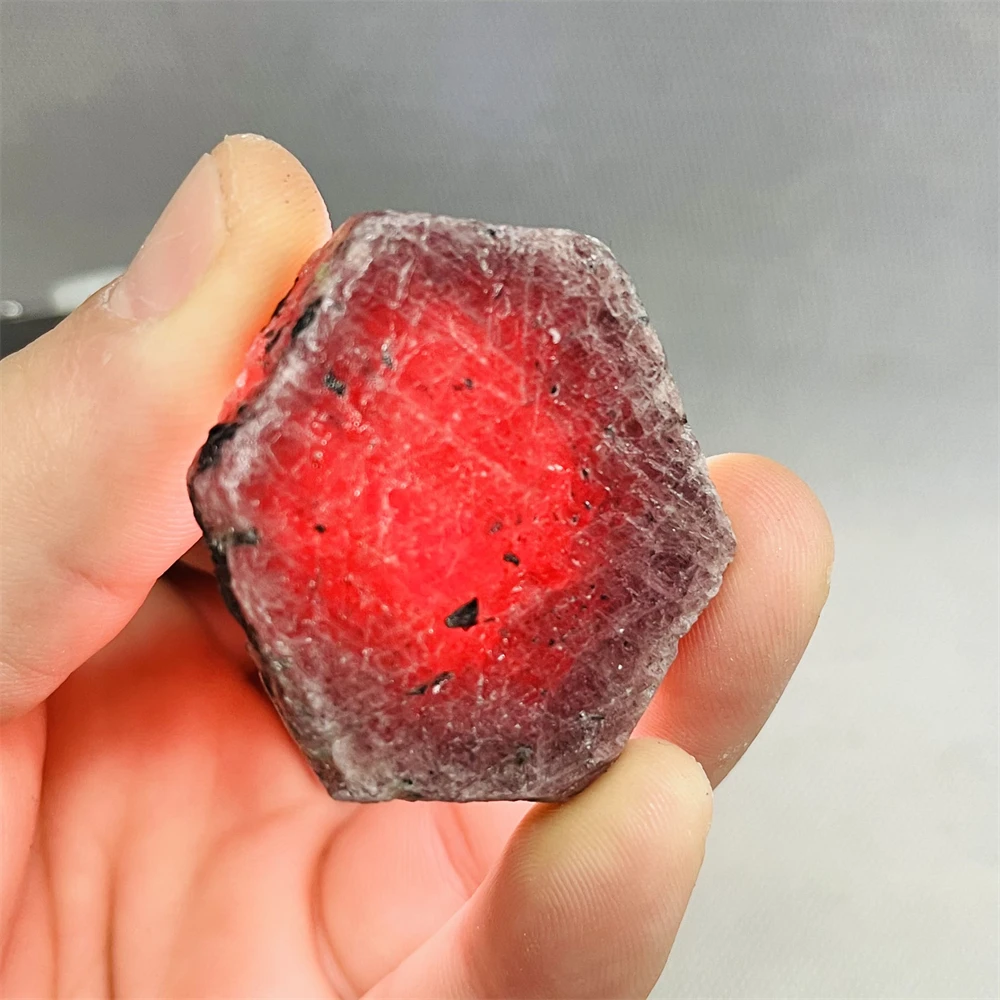 Natural Gemstones Ruby Original Mineral Specimens Home Spiritual Decoration Witchcraft altar Meditation and Stone Healing