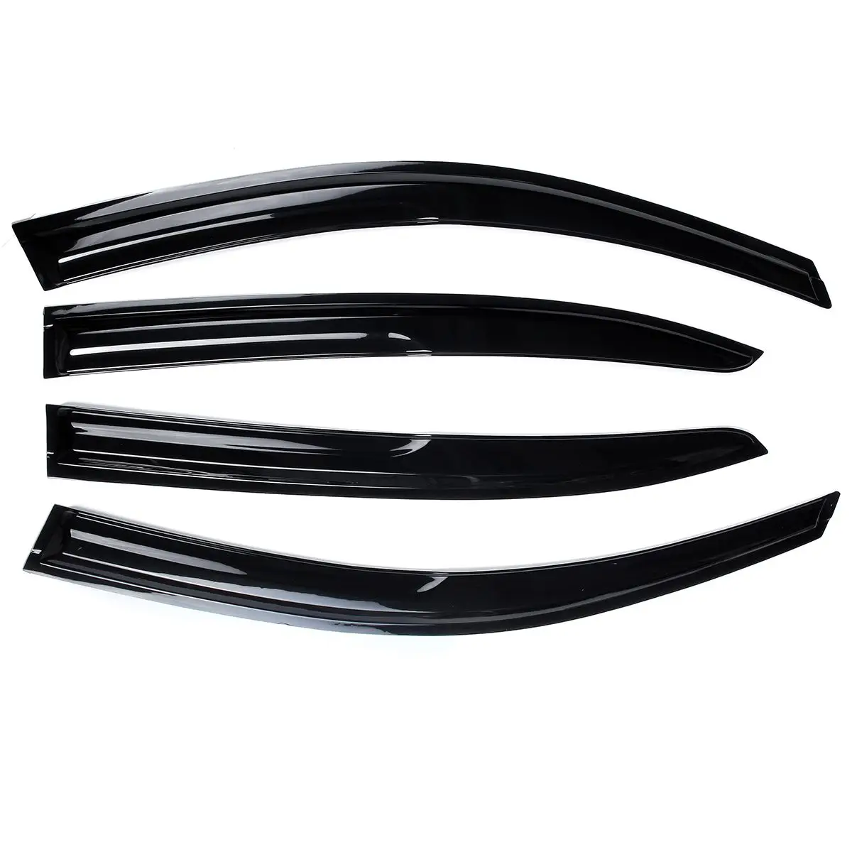 

New 4x Car Window Visor Guard Vent Rain Guard Door Visor Shield For Honda For Accord 2008-2012 Window Wind Deflectors Window
