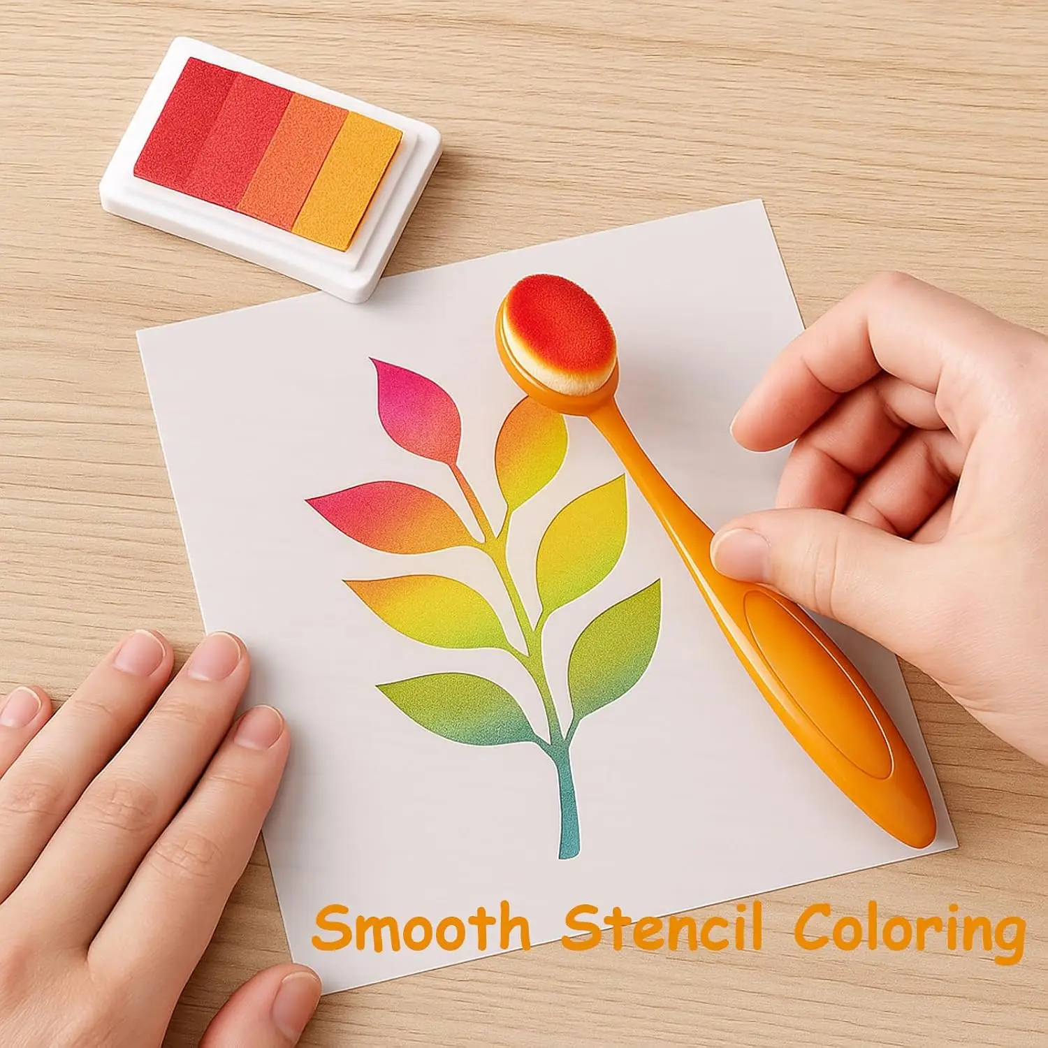 Colored Mini Ink Blending Brushes Blenders,Small Ink Blending Tool Card Making,Craft Broad Application Assortment Paper Crafts image 6
