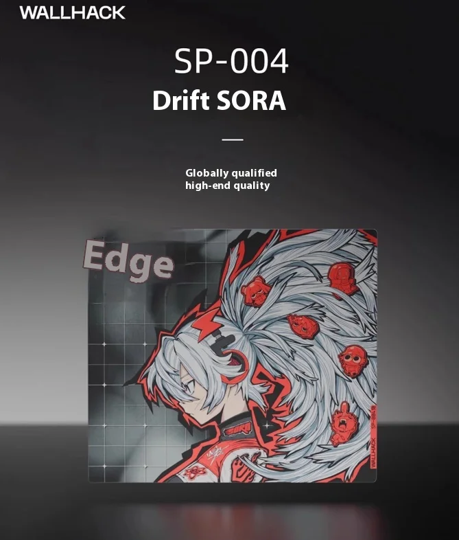 Replica WALLHACK SP-004 DRIFT SORA Glass Mousepad 490*430mm Smooth