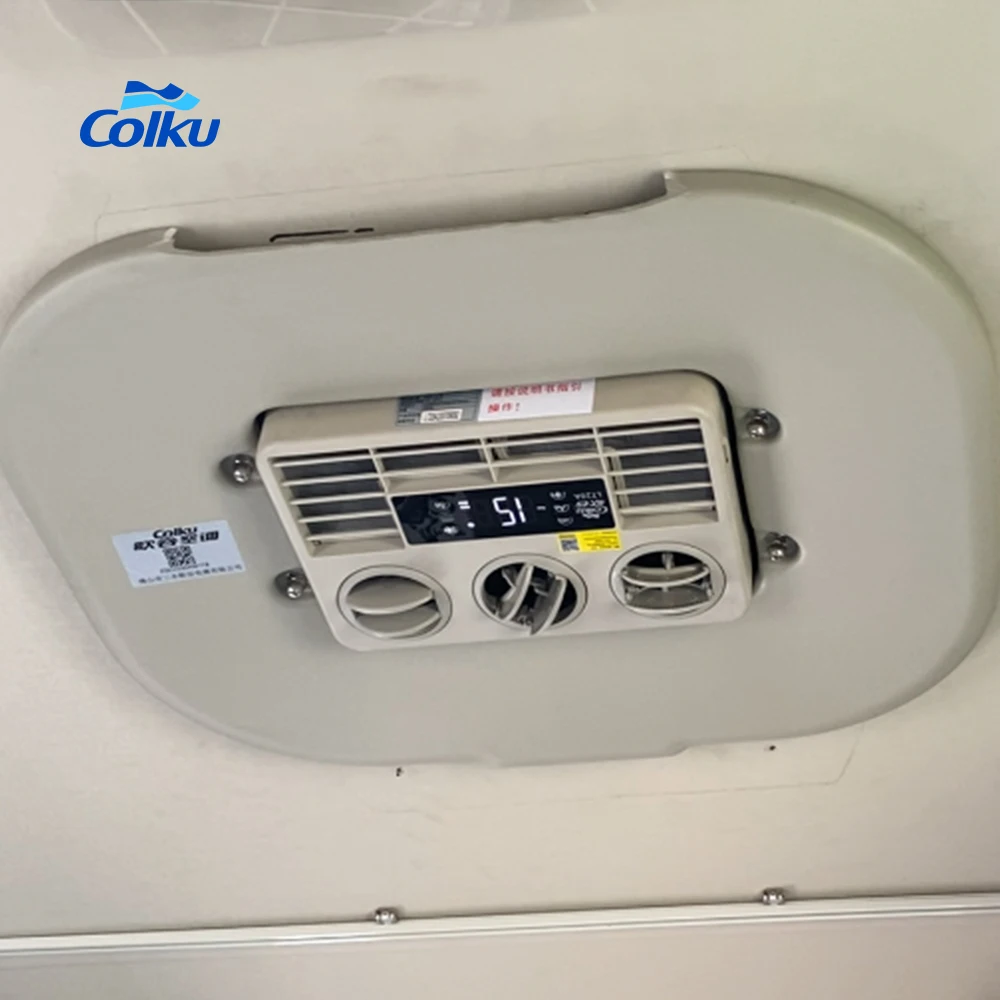 تيار مستمر 12 فولت مكيف الهواء على السطح وحدات التيار المتناوب على السطح وقوف السيارات برودة Rv قافلة تخييم متنقل