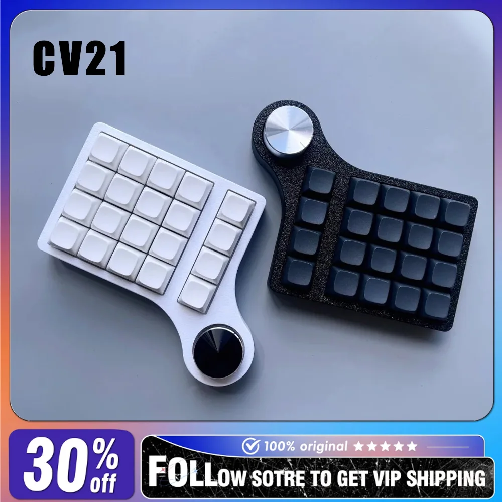 

CV21 Bluetooth/проводная двухрежимная клавиатура, ручка горячей замены, эргономичный дизайн, аксессуары для ноутбуков, индивидуальная мини-портативная клавиатура VIAL