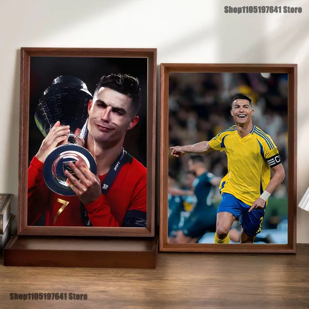 

Cool CR7s Football R-Ronaldo_S Poster Prints Wall Art Picture Painting Gift Living Room Restaurant Bar Large Dec Sticker