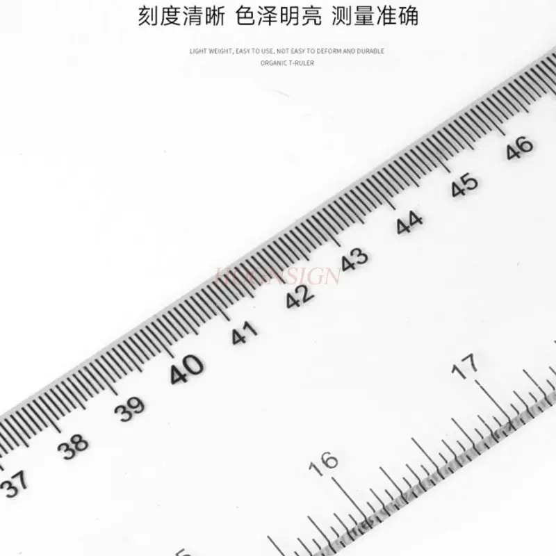1pcs Special engineering civil drawing tool for T-shaped ruler drawing, T-shaped ruler design for students