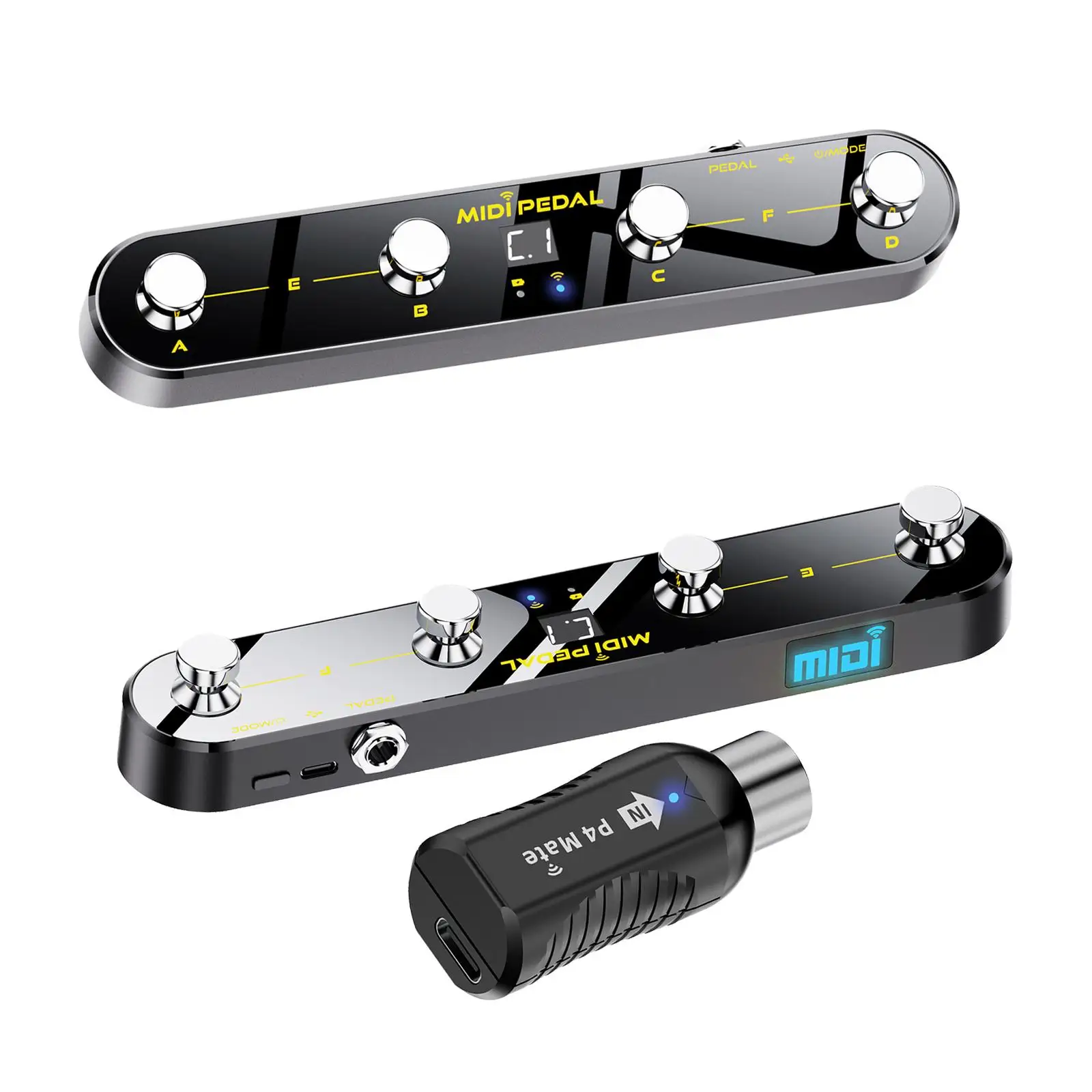 

Аксессуары для музыкальных инструментов MIDI-ножного контроллера с беспроводным приемником