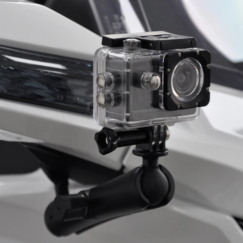 Panical Rear View Mirror Action Camera Mount Kit For Honda Gold Wing GL1800 GL1800B F6B 2018-2024 Gopro Accessories 16mm 25mm