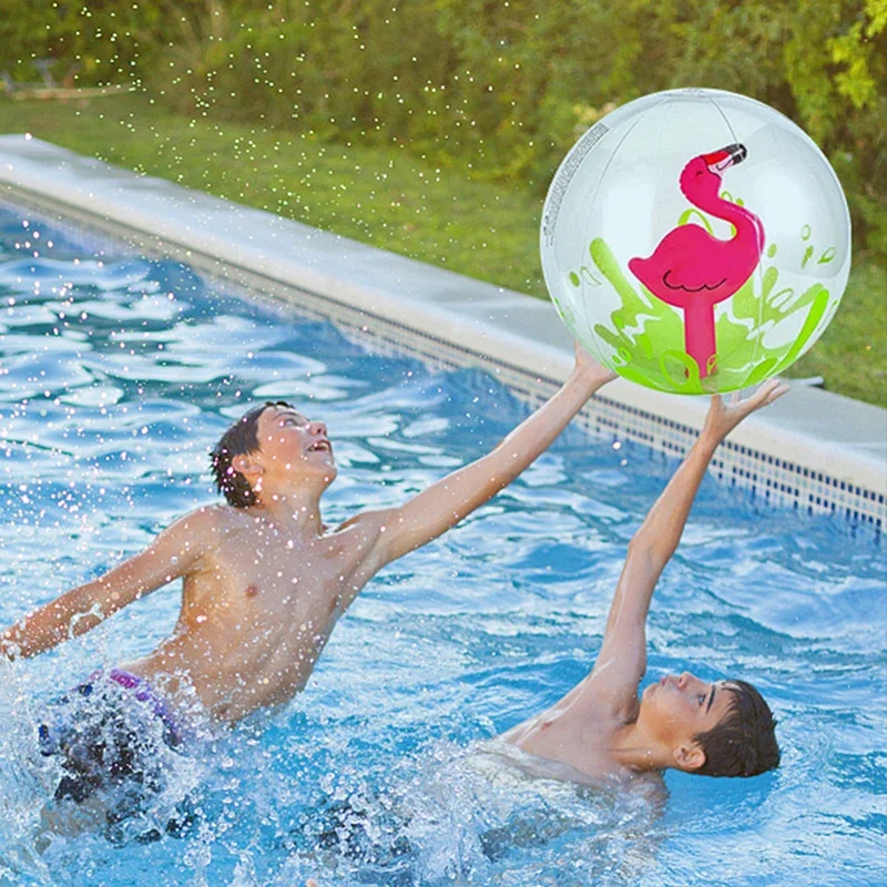 Swimming Pool Toys Unicorn Flamingo Inflatable Beach Ball Floating Balloon Swimming Ring Summer Water Pool Party Accessories