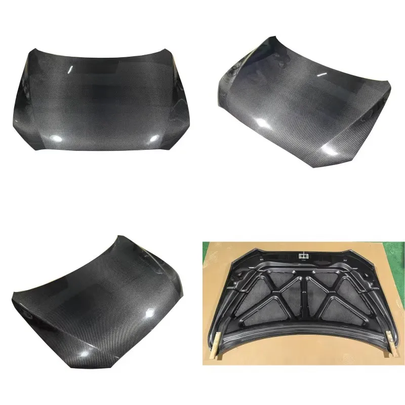 

Carbon fiber Engine Cover Hood for Mitsubishi Lancer-ex 09-15 modified Light Weight Bonnet Body kit Surround