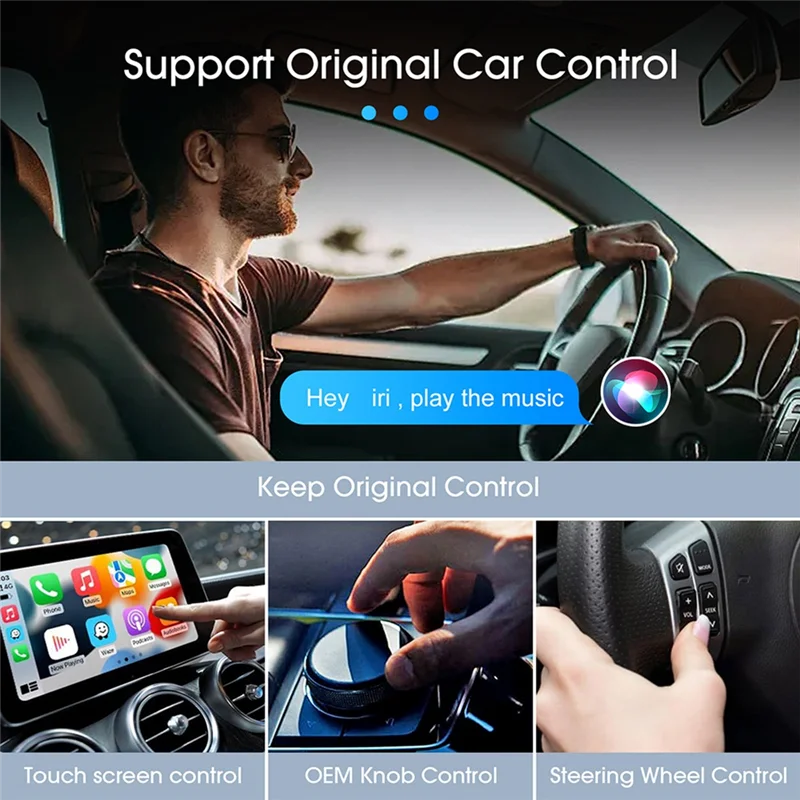 

High Quality Wireless Carplay Adapter For Iphone Benz Honda Ford Chery Volvo Hyundai Porsche VW Jeep Mazda