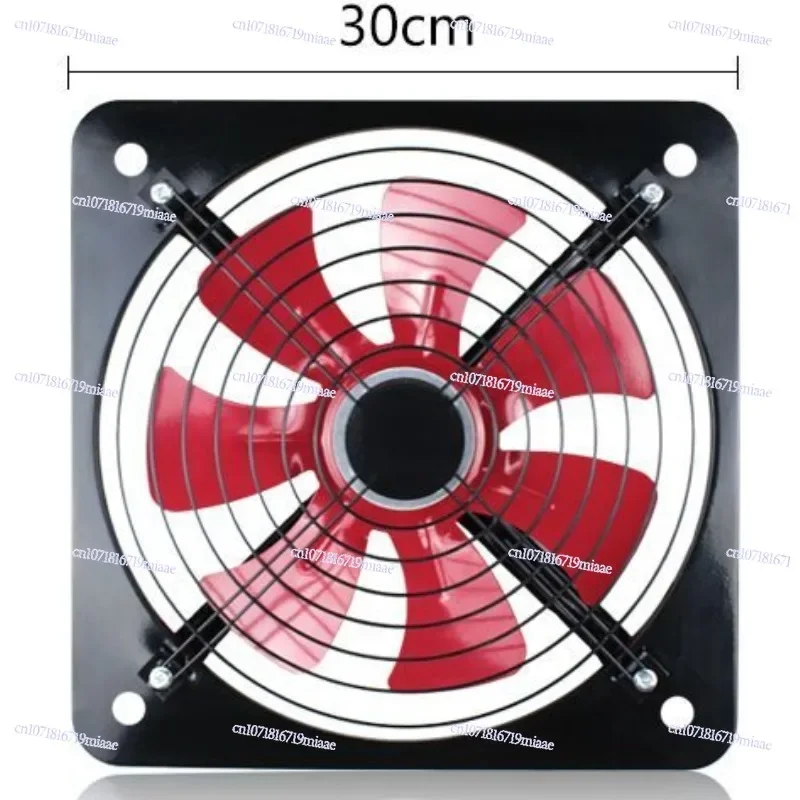 Free Installation Exhaust Fan Kitchen Window Exhaust Fan Powerful Silent Home Bathroom Oil Fume Exhaust Fan