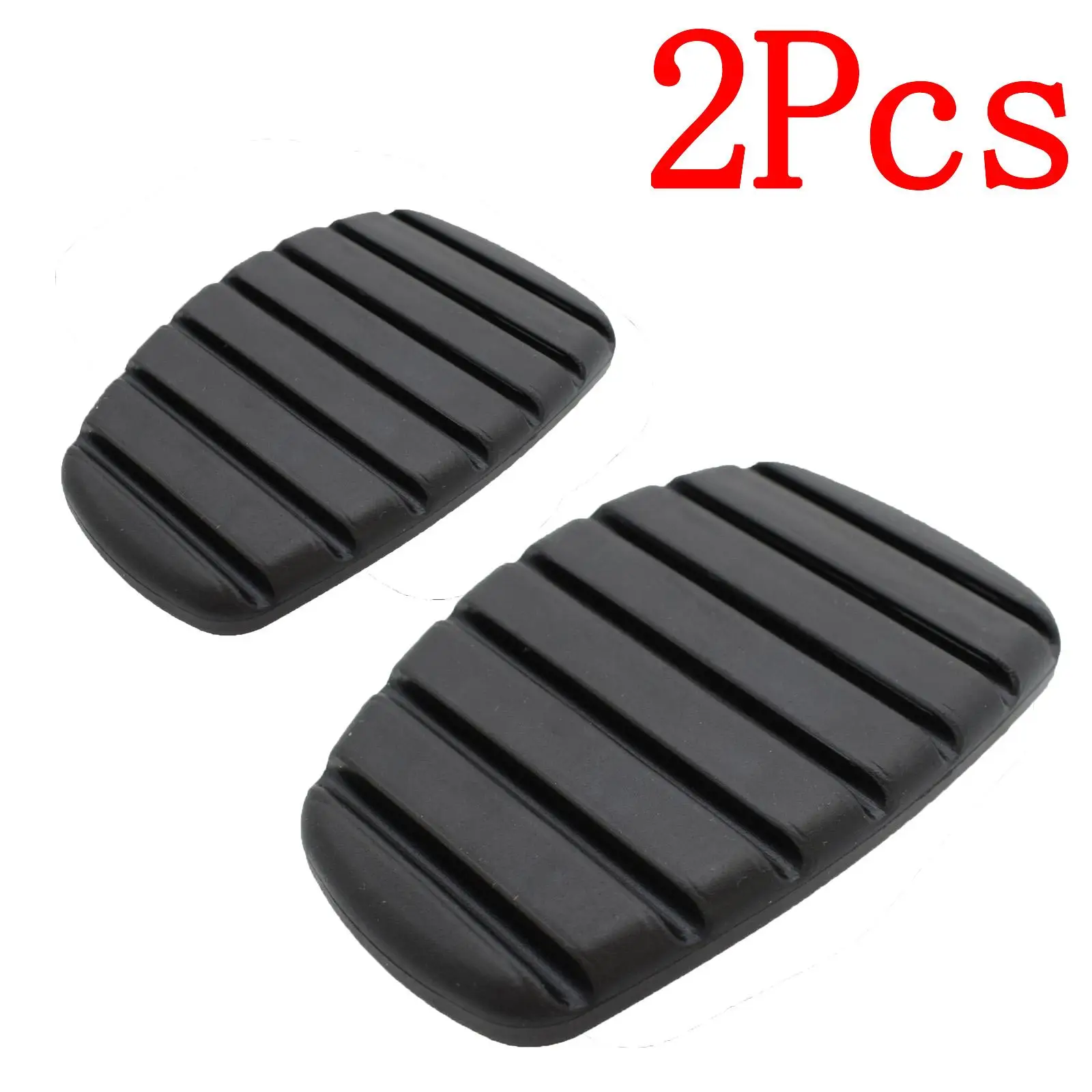 2Pcs Car Brake Clutch Pedal Rubber Pad Cover For Renault Megane Laguna Clio Kangoo Scenic Espace Modus Car-styling Accessories