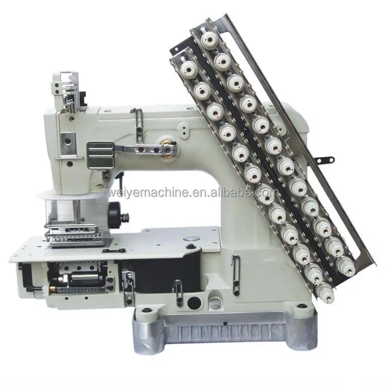 

VC008 Series Multi-Needle Chain Stitch Machine with 65-Needle Elastic Thread System for Garment Waistbands