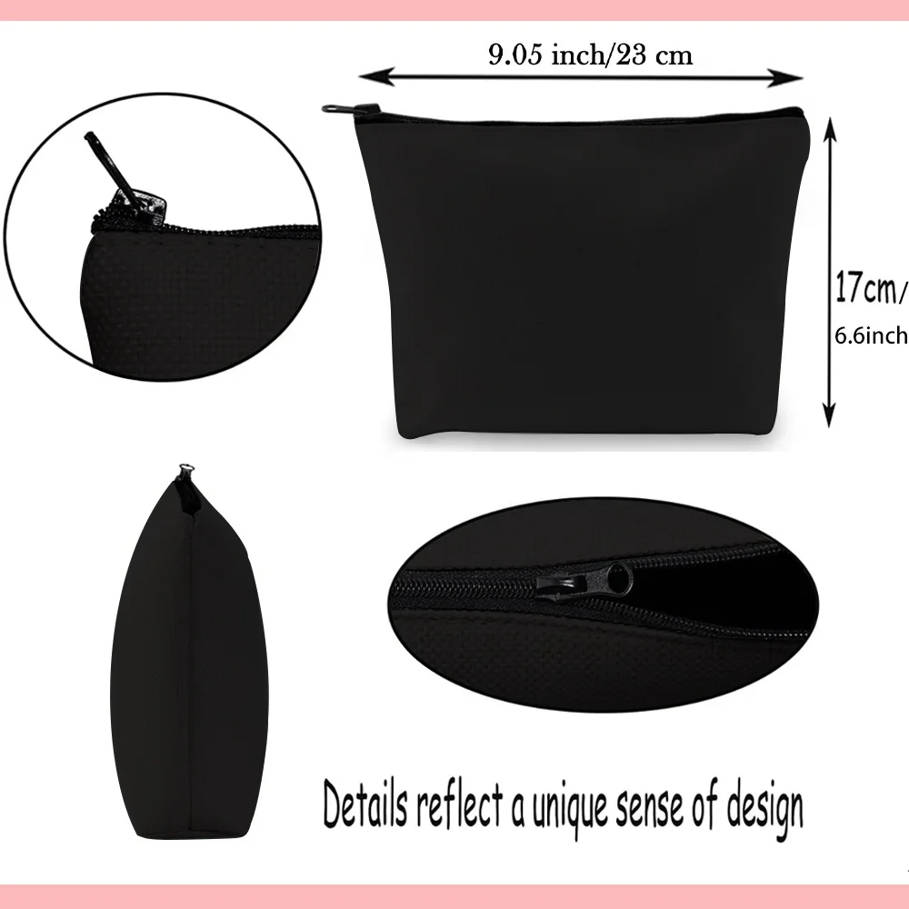 Cosmetic Bags Cases Clutch Toiletry Organizer Women Zipper Makeup Pouch Party Wedding Bag Pencil Case Purse Friends Series