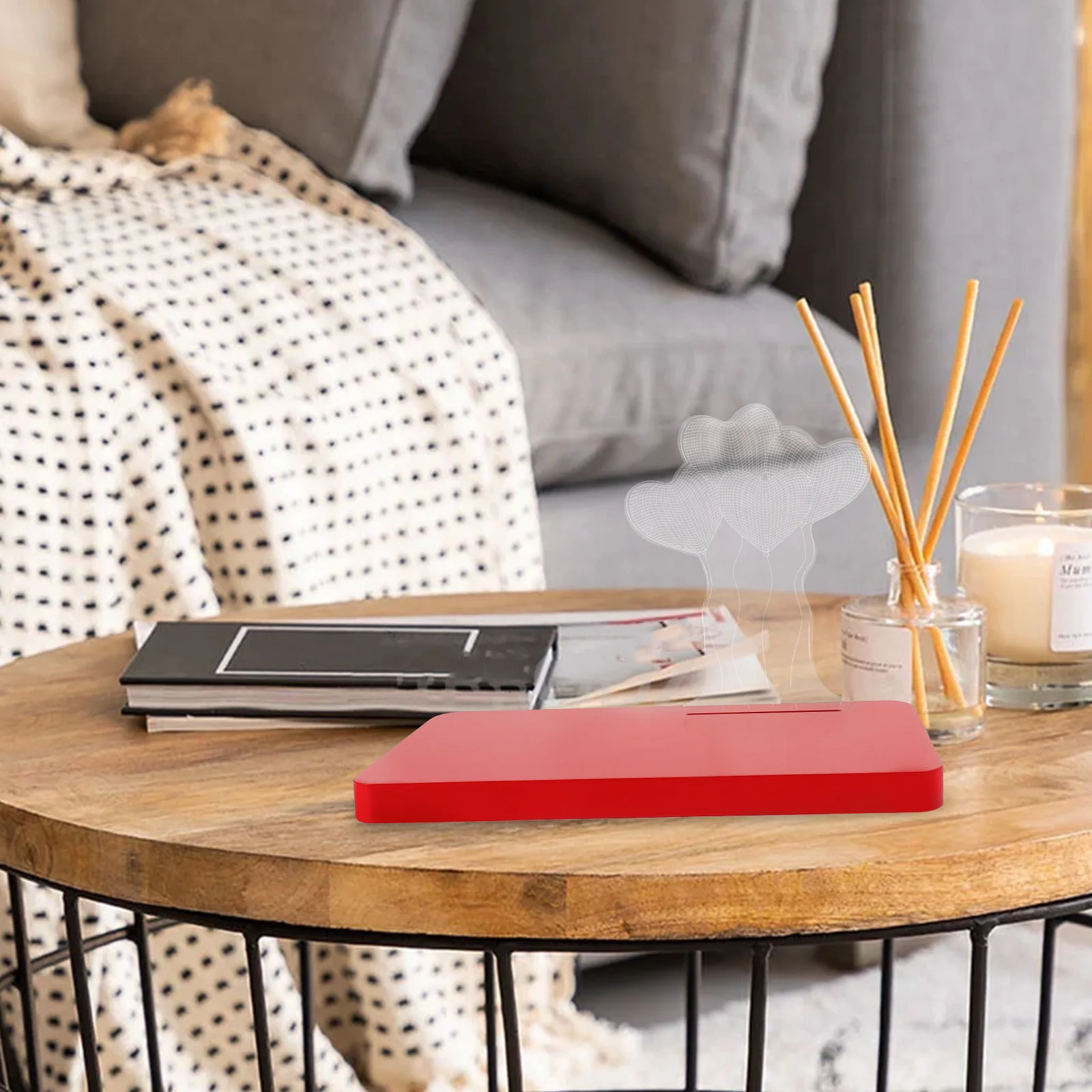 

Heart Balloon Night Light Usb Led Lamp For Bedroom Living Room Bar Cafe Decor Multi-Color Changing 3D Heart Lamp Table Light